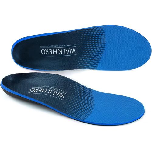 Bmtterqgwo-Semelles Orthopediques Fasciite Plantaire Hommes Femmes Support Arches Pieds Plats Travail Debout Taille H10-10.5