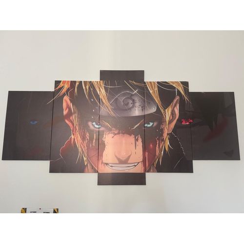 Tableau 5 pièces NARUTO
