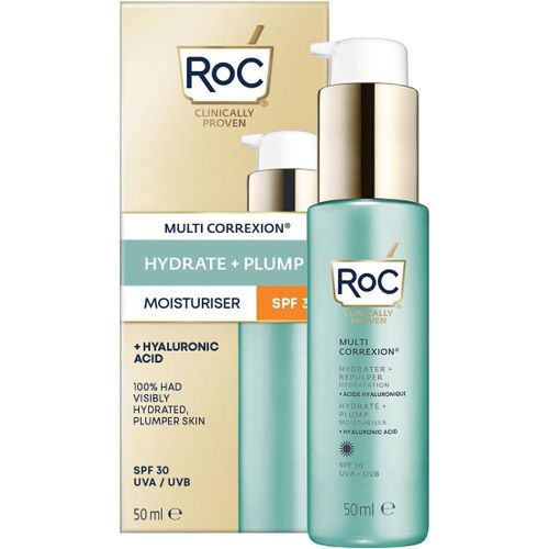 Kyaoayo-Multi Correxion Hydrater + Repulper Crème Hydratante Spf30 - Traitement Anti-Rides - Protection Contre Les Uva/B - Acide Hyaluronique - 50 Ml 