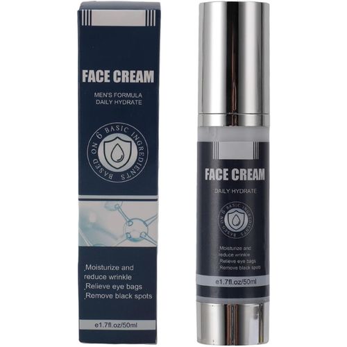 Kyaoayo-Crème Hydratante Pour Le Vi Pour Hommes, 50 Ml, Crème Hydratante Pour Le Vi , Hydrate, Réduit Les Rides, Soulage Les Poches Sous Les Yeux, Élimine Les Taches Noires, Prévient Le Vieillissemen 