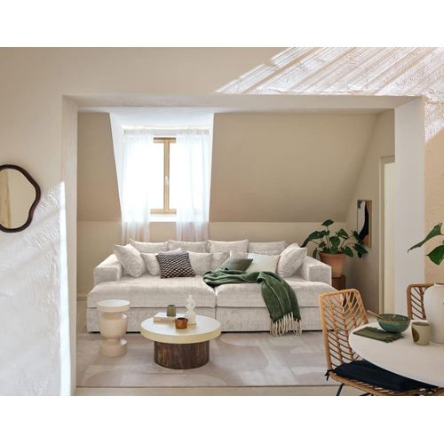 Canapé Droit 4 Places En Beige