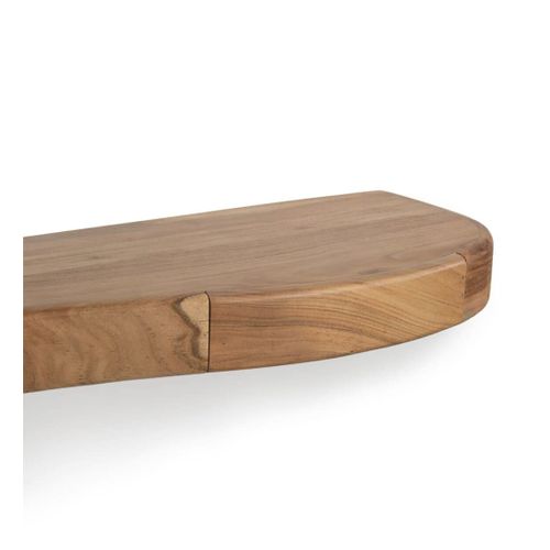 Table Flottante Irrégulière En Bois Beige L 100 Cm