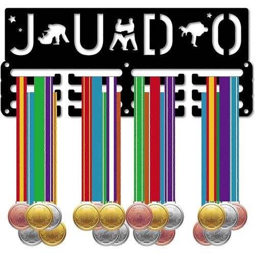 Présentoir À Médailles De Judo, Support À Médailles De Judo, Support À Médailles De Sport En Métal, Décoration En Fer, Petit Support, Récompenses Pour Hommes Et Femmes, Badge Mural, Médailles De Course