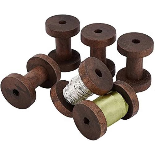 Bobines De Fil En Bois Vides De 2,3 Pouces, Bobines De Fil À Broder En Bois, Bobines De Fil À Tisser Pour Machines À Broder Et À Coudre, Artisanat D'art