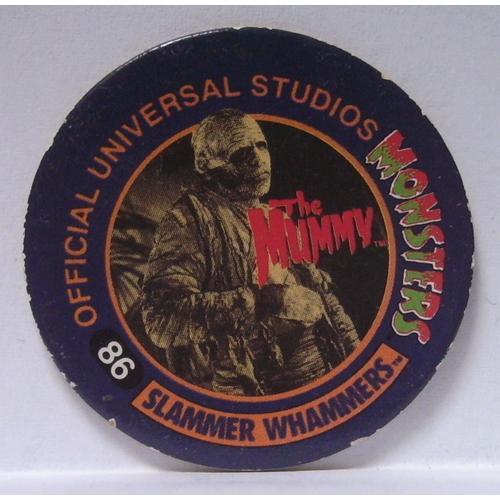 Pog -Slammer Whammers! (1994 - U.C.S.), Official Universal Studios - Monsters - Impérial - N° 86 (The Mummy)- (Pog)