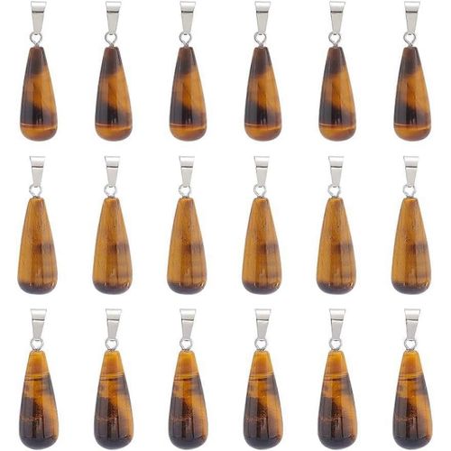 Lot De 16 Pendentifs En Pierre Naturelle Verte De 29 Mm, Croix En Quartz, Pendentifs En Pierre Précieuse, Breloques Pendantes En Aventurine Verte, Collier, Boucles D'oreilles En Cristal De Quartz.