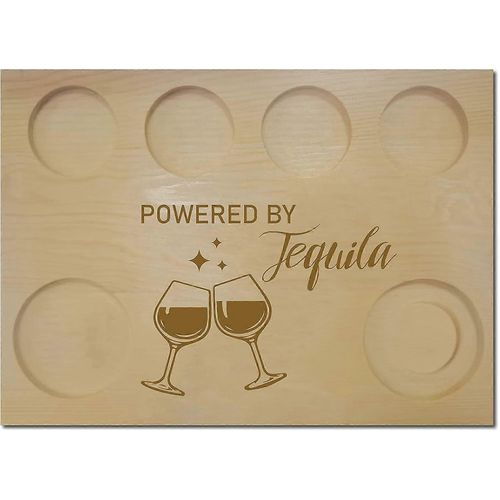 Plateau De Service Pour Bar À Tequila, Support Pour Verres À Liqueur Avec Bord Salé, Support Pour Vin, Pour Bar, Restaurant, Fête, Dîner De Famille, Rassemblement, Cadeaux Pour Hommes Et Femmes, 9
