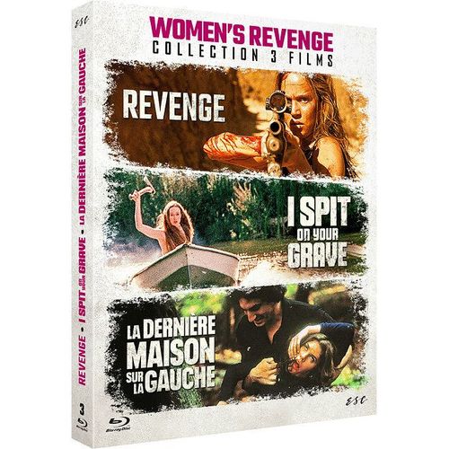 Women's Revenge - Collection 3 Films : Revenge + I Spit On Your Grave + La Dernière Maison Sur La Gauche - Blu-Ray