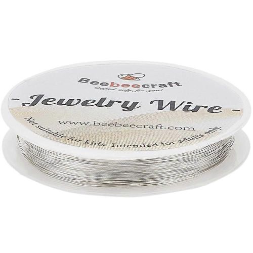 Fil De Cuivre De Calibre 28 Plaqué Argent Sterling 925, Fil De Bijouterie Rond Résistant Au Ternissement, 50 Mètres, Pour La Fabrication De Bijoux Et L'artisanat