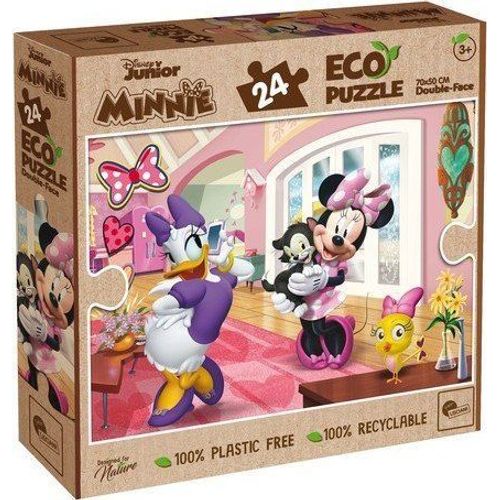 Eco-puzzle 24 Pcs Double Face Minnie Multicolore