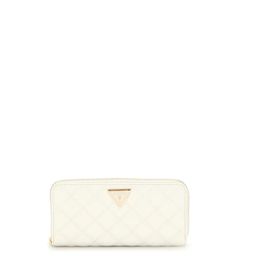 Guess Compagnon / Portefeuille Tamsin Slg Small Zip Off White QG9673146