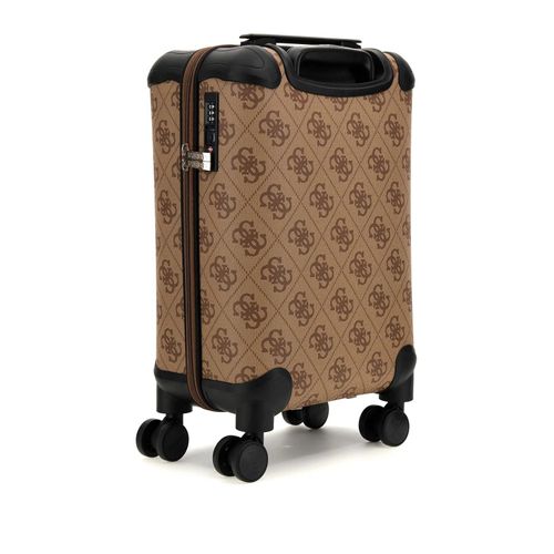 Guess Sac Voyage Berta Toiletry Train Latte Logo/Brown OB8688983