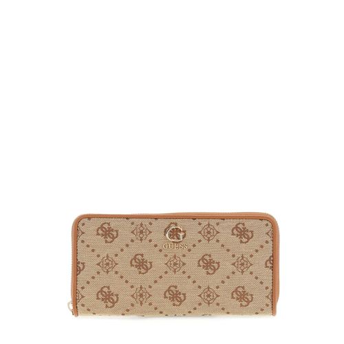 Guess Compagnon / Portefeuille Neda Slg Small Zip A Latte Logo JP9654146