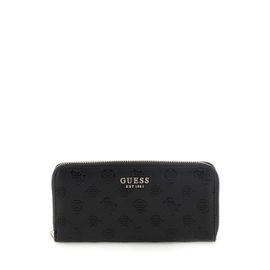 Guess Compagnon / Portefeuille Zarela Slg Large Zip Black Logo PD9665146
