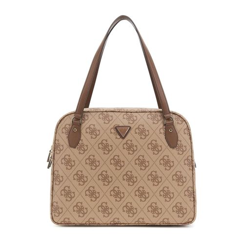 Guess Sac Voyage Berta Toiletry Train Latte Logo/Brown OB8688916