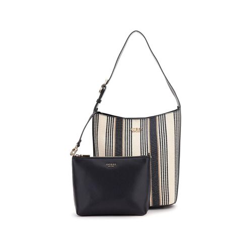 Guess Sacs à main Nicolette Lrg Bucket Navy Multi AS966204