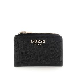 Guess Compagnon / Portefeuille Zarela Slg Large Zip Black Logo PD9665156