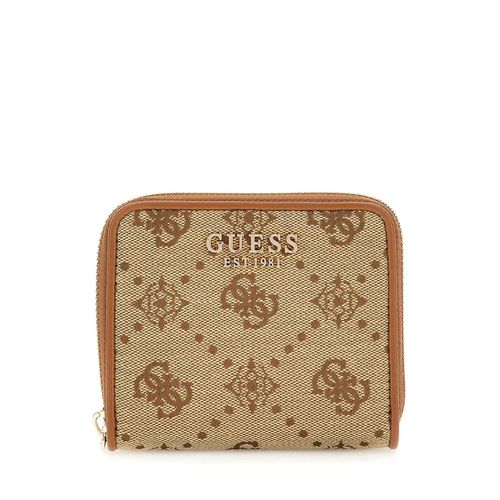 Guess Compagnon / Portefeuille Neda Slg Small Zip A Latte Logo JP9654137