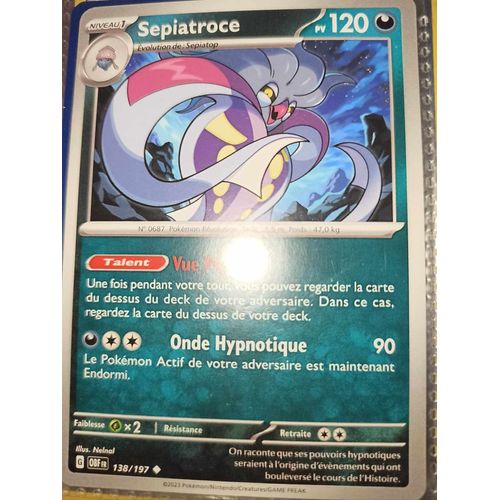 Peu Commune - Pokemon - Flammes Obsidiennes - Sepiatroce 138/197