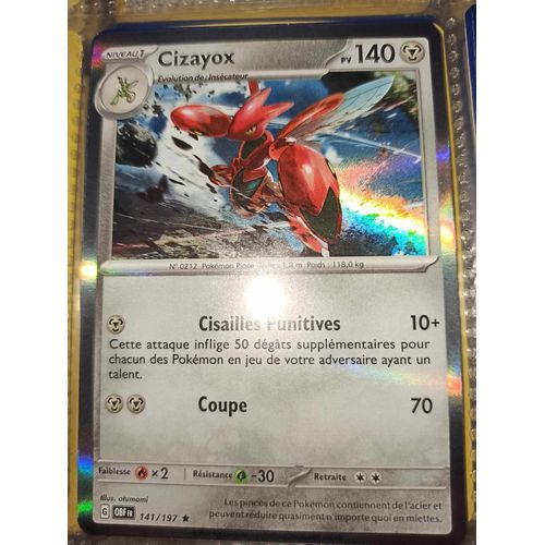 Holo - Pokemon - Flammes Obsidiennes - Cizayox 141/197
