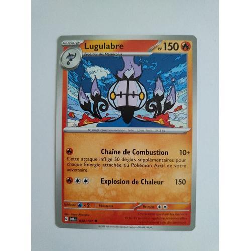 Pokémon Lugulabre 038/197 Ev3 Flammes Obsidiennes