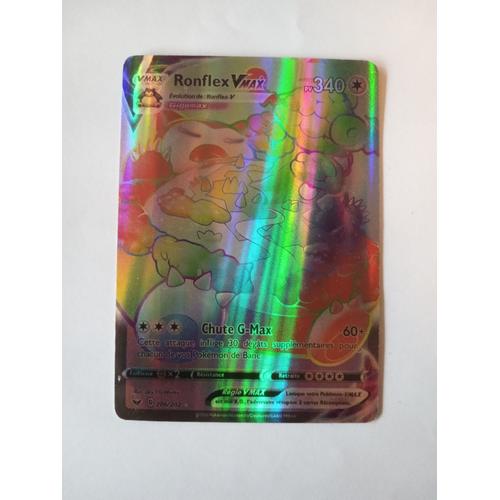 Carte Pokémon Ronflex Vmax Gigamax 206/202