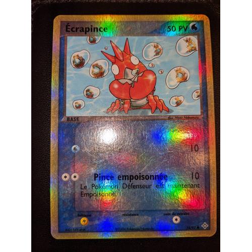 Carte Pokemon Ecrapince54/97 Reverse Bloc Ex Dragon  Fr