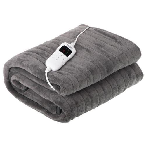 Couverture Électrique 160 x 180cm 17 Niveaux de Température Minuterie 1-9 heures Camry CR7434 120W Gris 06343