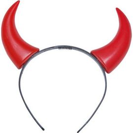 Serre Tête De Diable Grandes Cornes En Plastique