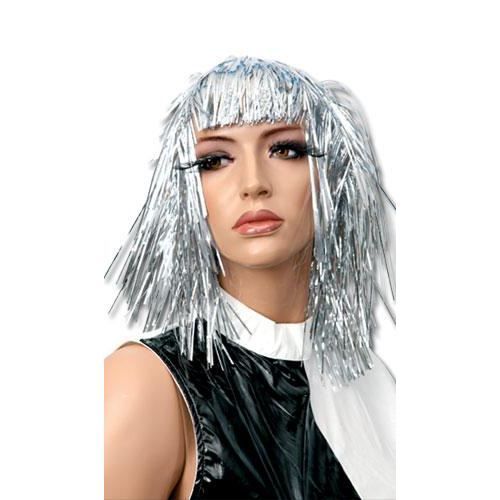 Perruque Disco Argent