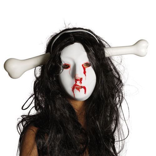 Serre Tête Os En Plastique - Halloween - Blanc - Mixte