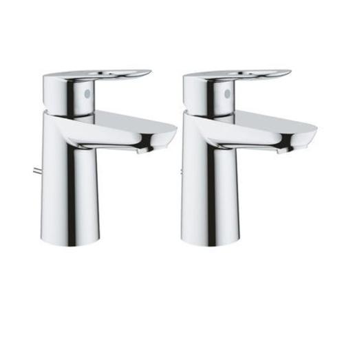 Lot de 2 Robinets lavabo Grohe BauLoop Taille S