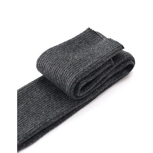 Femmes Hiver Automne Noël Cachemire Mélange Tricoté Longs Gants Couleur Unie Mode Chaud Pour Dame Coude Mitaines 60 Cm Avec Trou 14 Gris Foncé