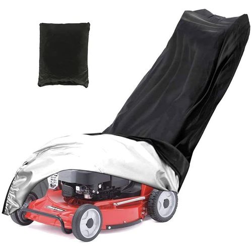 Housse de tondeuse à gazon Housse de protection anti-poussière pour tondeuse à gazon en polyester Taille universelle Convient pour une utilisation quotidienne 193*112*64cm