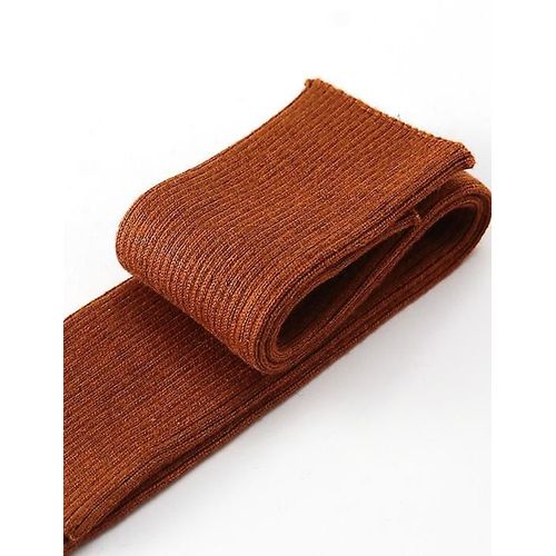 Femmes Hiver Automne Noël Cachemire Mélange Tricoté Longs Gants Couleur Unie Mode Chaud Pour Dame Coude Mitaines 50 Cm Avec Trou 31 Léopard Noir