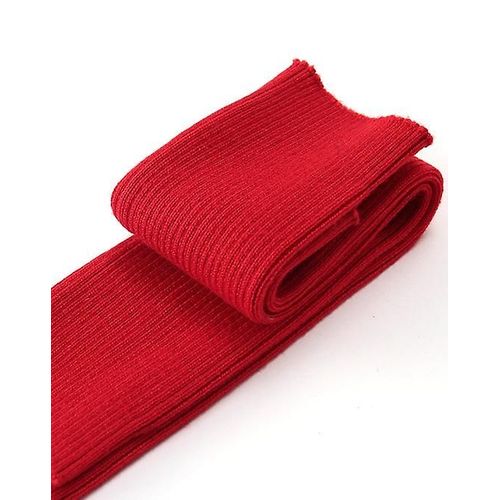 Femmes Hiver Automne Noël Cachemire Mélange Tricoté Longs Gants Couleur Unie Mode Chaud Pour Dame Coude Mitaines 60 Cm Avec Trou 5big Rouge
