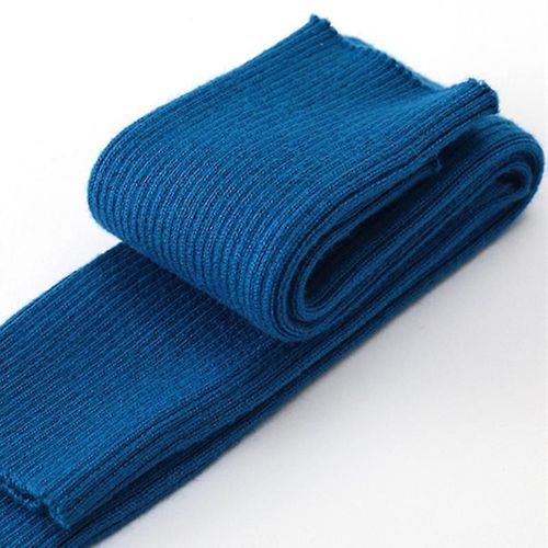 Femmes Hiver Automne Noël Cachemire Mélange Tricoté Longs Gants Couleur Unie Mode Chaud Pour Dame Coude Mitaines 50 Cm Avec Trou 9sky Blue