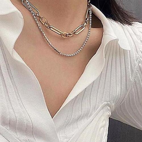 Collier Chaîne Serpent Diverses Couches Pour Femmes, Vintage, Poignée En Or, Pièce De Monnaie, Pull En Perles, Cadeau, Bijoux Couleur De Fête Cs52051