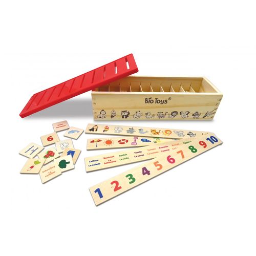 Crosslander Boîte Vocabulaire & Tri Bois En/Fr