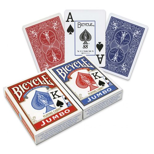Cartes À Jouer Bicycle - Jeu De Cartes Original - Rider Back Jumbo Index - X2