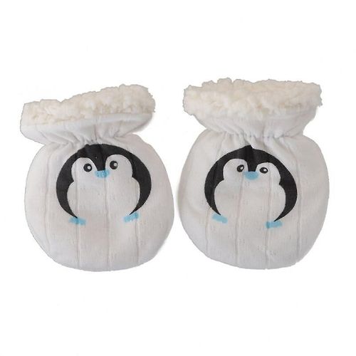 1 Paire De Gants D'hiver Anti-Grippage, Mitaines Épaisses Et Chaudes, En Polaire, Mignons Pour Garçons Et Filles, Chauffe-Mains Pour Nouveau-Né, Cadeau Pour Bébé Bl-1