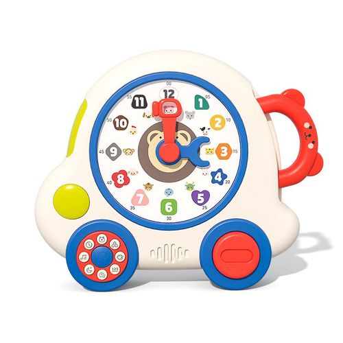 Horloge Jeu Éducatif Pour Enfants,Jouet Pour Apprendre L'heure/Animal/Couleur/Forme,Cadeau De Noël Et Nouvel An Pour Garçons Filles 2 3 4 Ans
