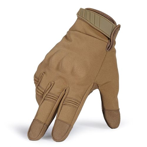 Gants Tactiques À Écran Tactile Armée Militaire Combat Airsoft Tir Chasse Conduite Ski Protection Thermique Équipement De Travail Hommes Femmes M Marron
