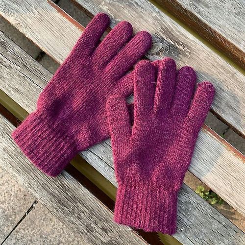 Gants D'hiver Pour Femme - Gants D'équitation Chauds En Peluche - Gants Pour Femme - Gants D'hiver Pour Femme - Gants D'hiver Pour Femme - Taille Unique Fuchsia