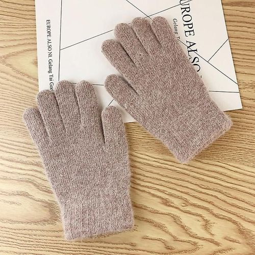 Gants D'hiver Pour Femme - Gants D'équitation Chauds En Peluche - Gants Pour Femme - Gants D'hiver Pour Femme - Gants D'hiver Pour Femme - Taille Unique - Camel