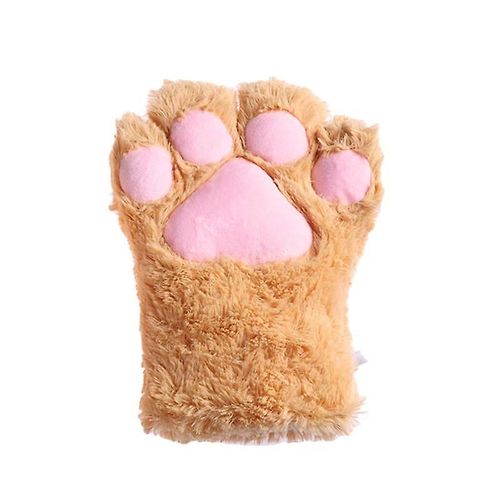 Femmes Filles Mignon Chat Patte Gant Hiver Chaud En Peluche Dessin Animé Cosplay Mitaine 4