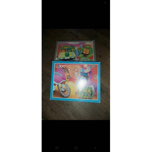 2 Puzzle Tortue Ninja 100pieces