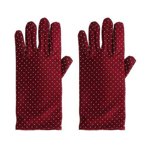 Nouveaux Gants Chauds D'hiver Pour Femmes, Mitaines Thermiques Doublées De Polaire Pour Écran Tactile, Gants Coupe-Vent De Conduite En Plein Air, Épais/Fins, Vin Rouge