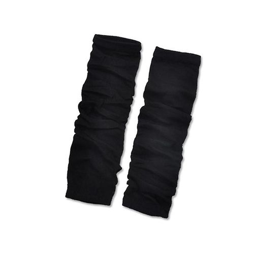 Gants Longs Sans Doigts Pour Femmes Et Filles, Gants Thermiques Pour Poignet Et Coude, Chauffe-Mains, Gants De Coude Tricotés, Mitaines, Manches De Bras Anime, Taille Unique, Noir