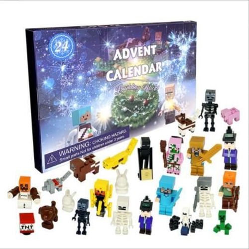 Jouets De Collection, Calendrier De L'avent De Noël 2023-24 Avec Figurines De Personnages De Jeu Mignons, 24 Jours Avec Jeu Surprise De Dessin Animé